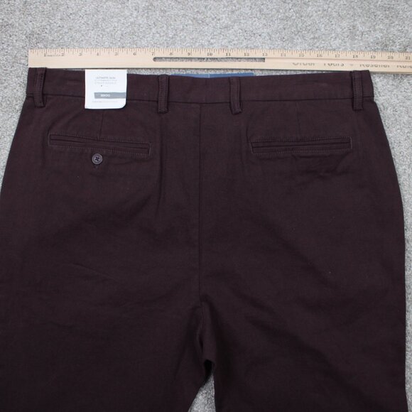 Old Navy Ultimate Slim Chino Pants NWT Mens 38x30 Red Built-In Flex Stretch - Picture 6 of 16